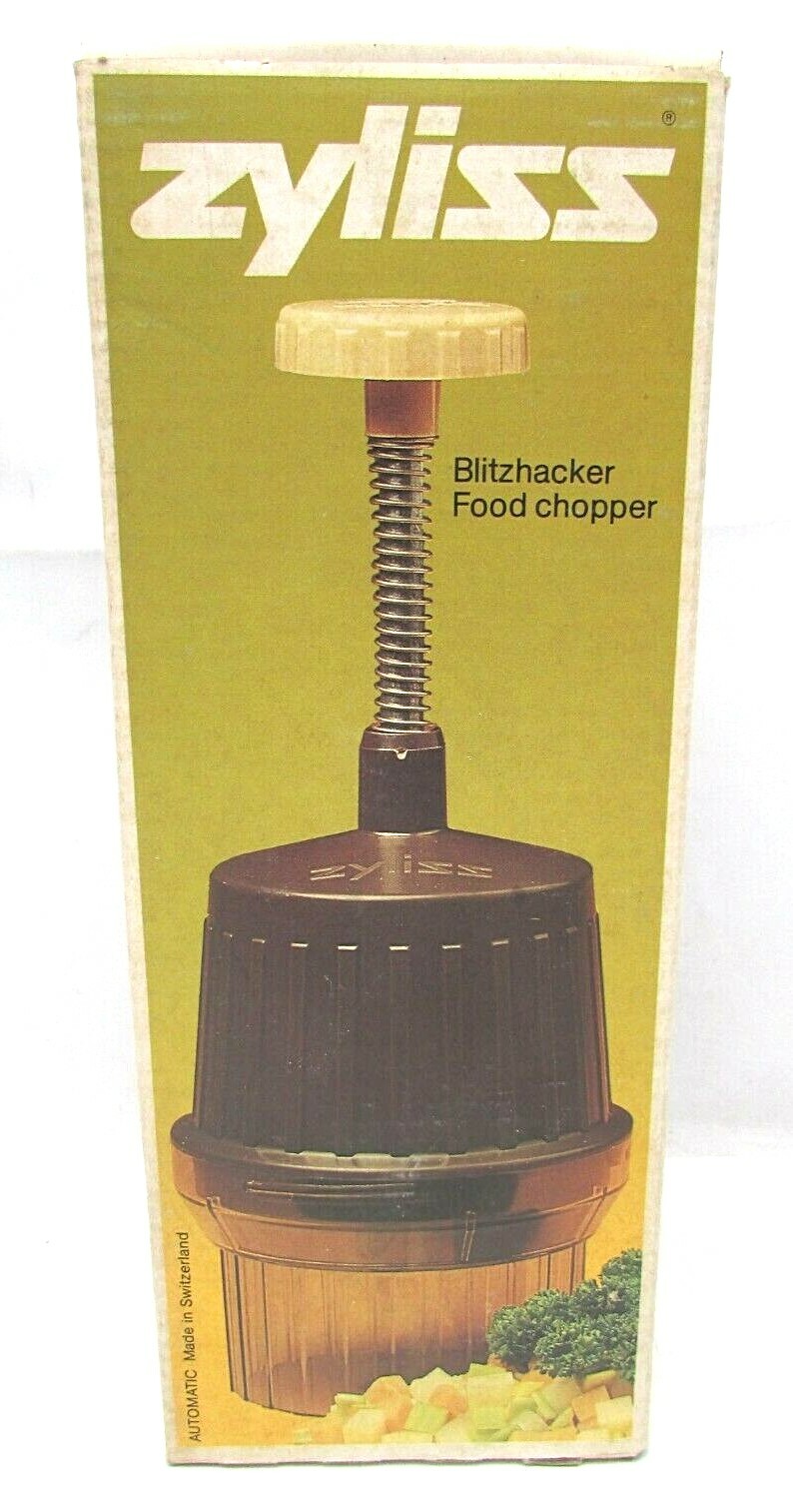 Rare Vintage Zyliss Blitzhacker Food Chopper Kitchen Tool