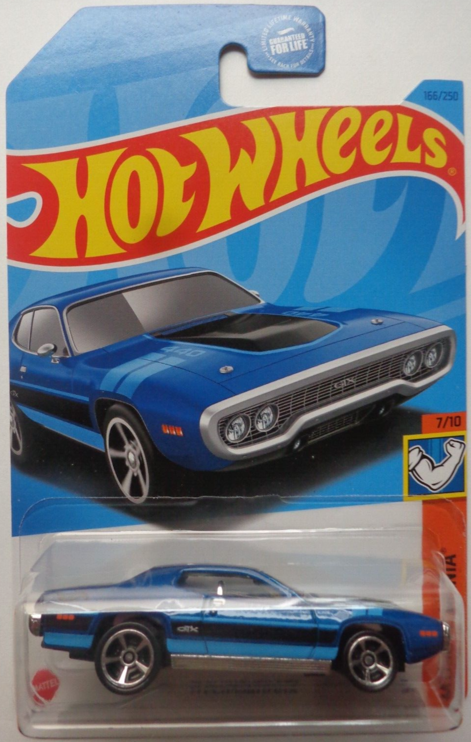 Muscle Mania 7/10 '71 Plymouth Gtx 166/250 (blue)