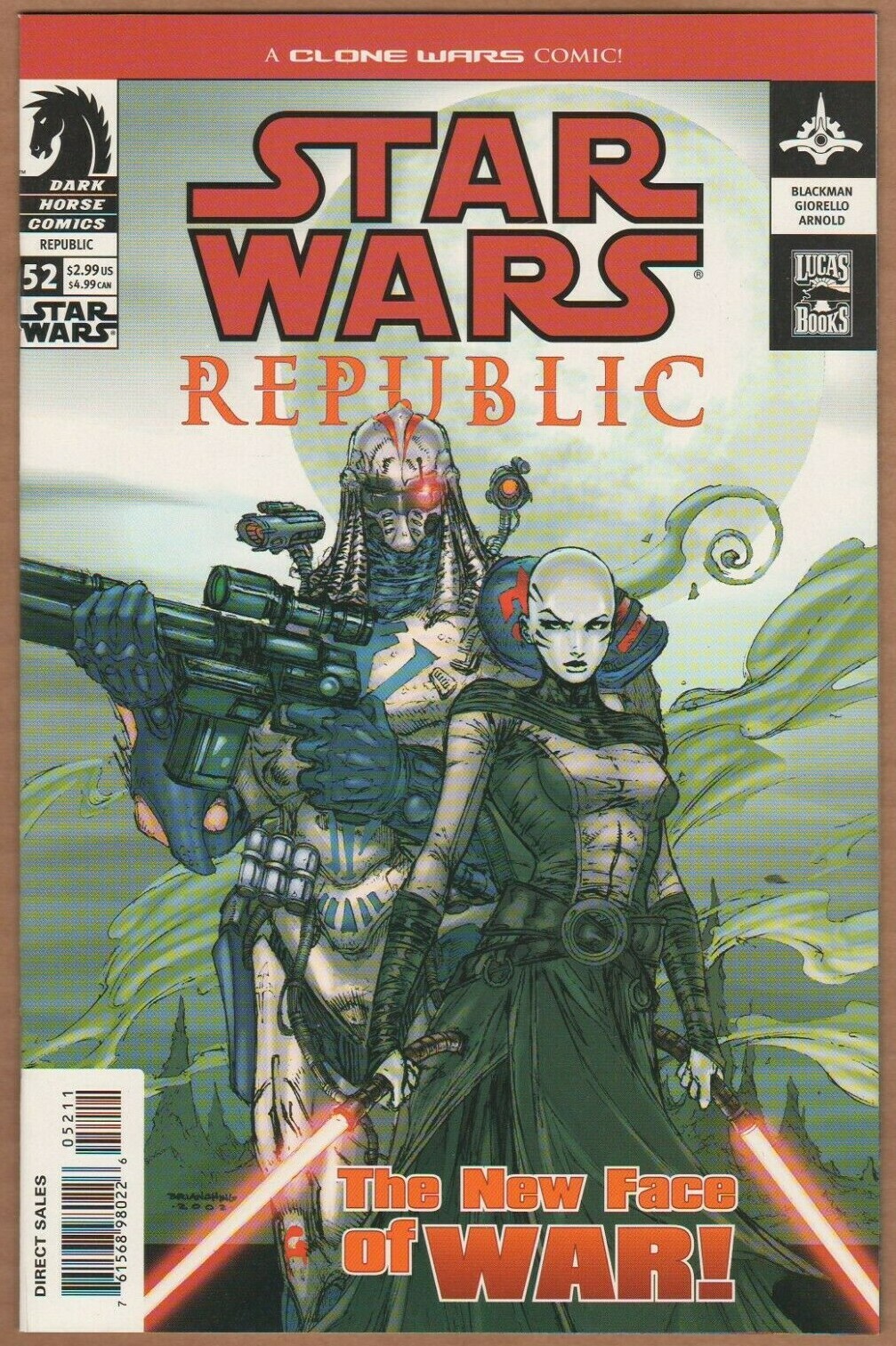 Star Wars Republic #52 Comic Dark Horse 1st Print Asajj