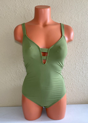Seafolly green one best sale piece