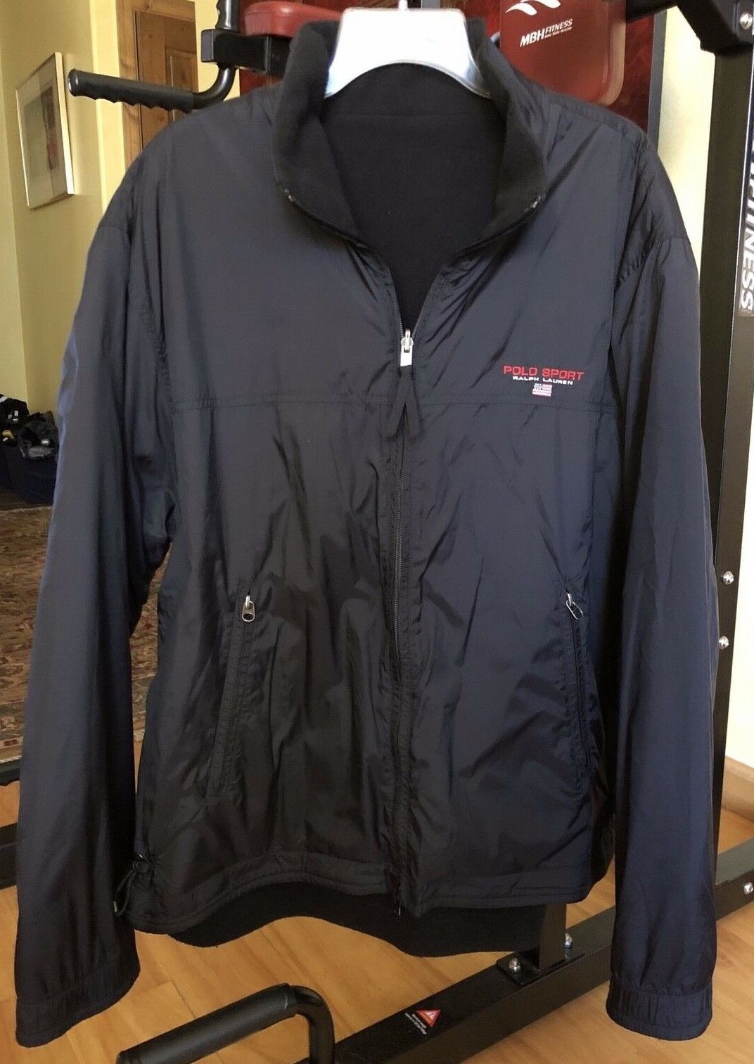 Vtg Polo Sport Ralph Lauren Black Reversible Fleece Vtg Polo Sport Ralph Lauren Black Reversible Fleece