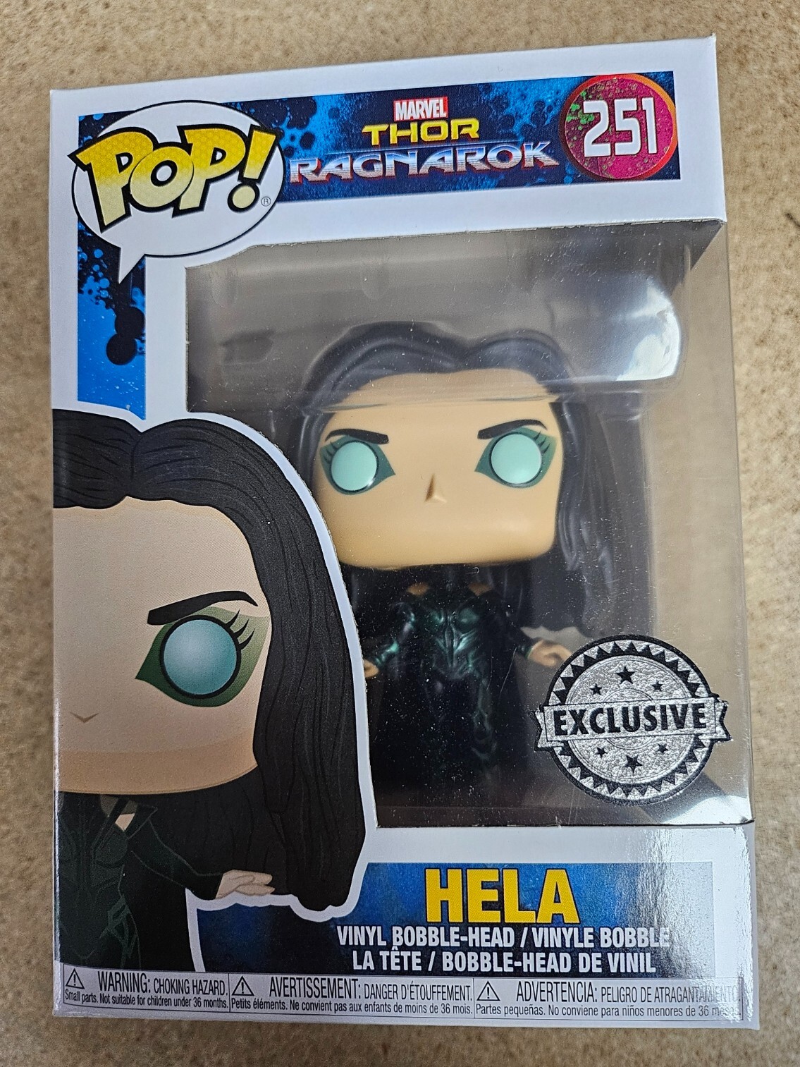 アメコミ Hela Thor: Ragnarok 251 FUNKO POP Funko Pop! Marvel Thor Ragnarok 251 Hela Unmasked