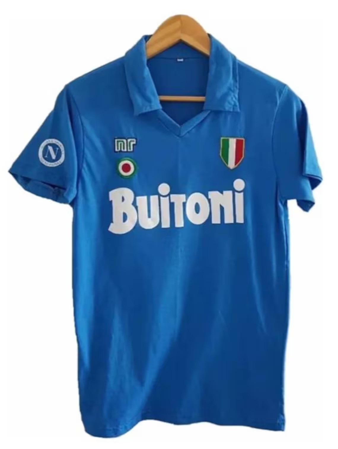 ウェア Napori No.10 MARADONA 87-88 Maradona Napoli 87/88 Away White Retro Jersey “Maradona 10