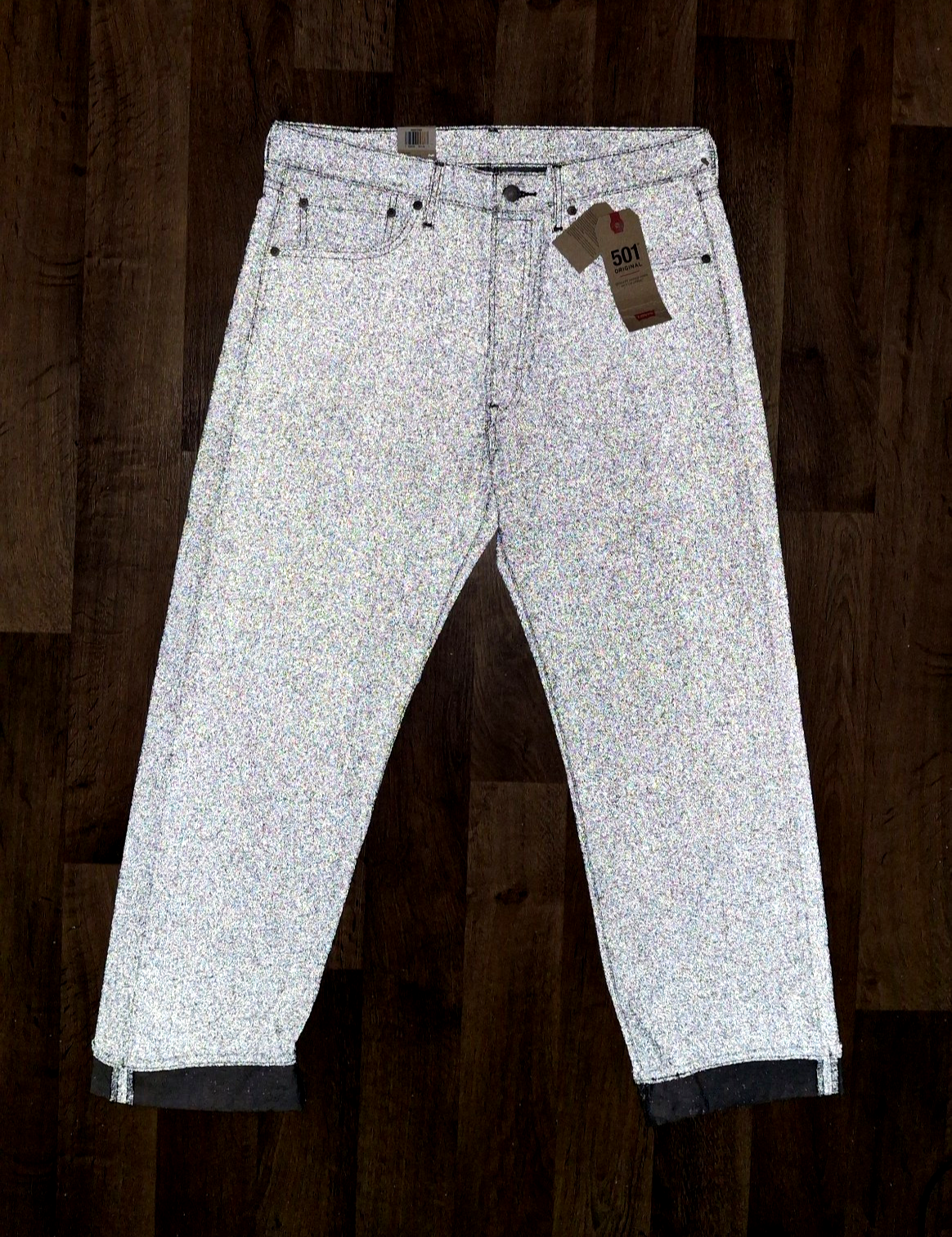 EXTRMELY RARE* Size 34x30 - LEVIS Jeans Mens 501 PHOTO LIT EXTRMELY RARE* Size 34x30 - LEVIS Jeans Mens 501 PHOTO LIT