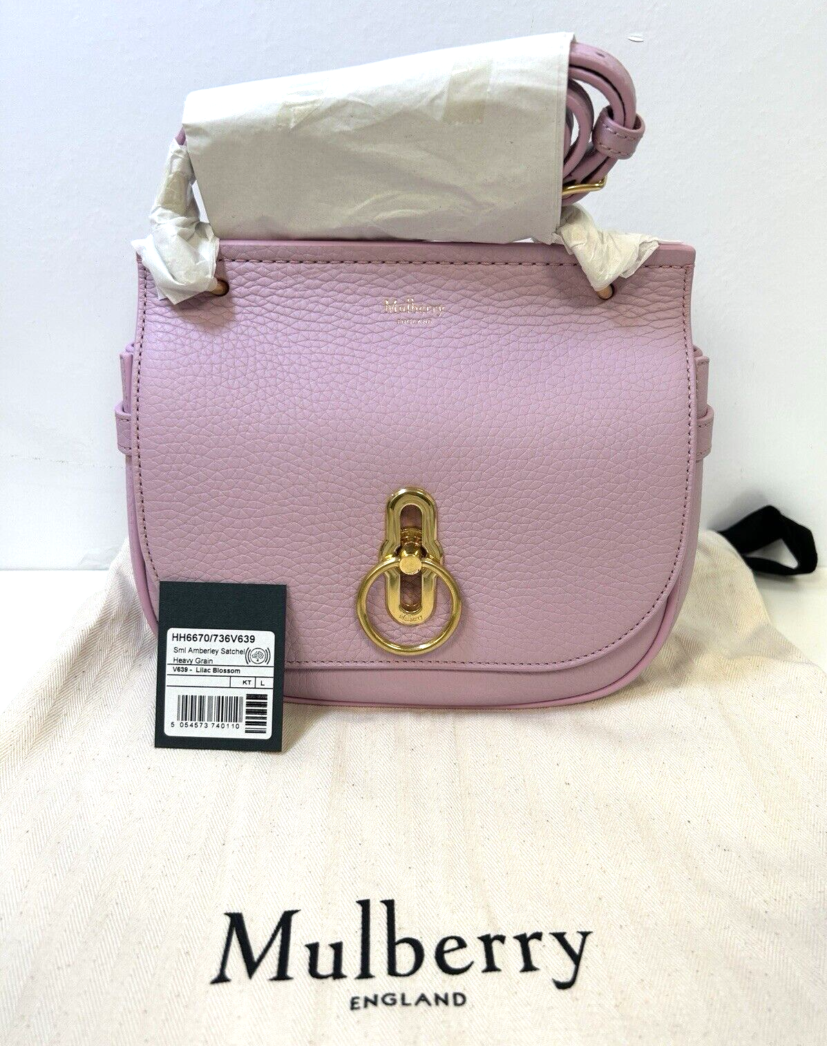 NEW MULBERRY Small Amberley Satchel Lilac Blossom RRP 795 eBay