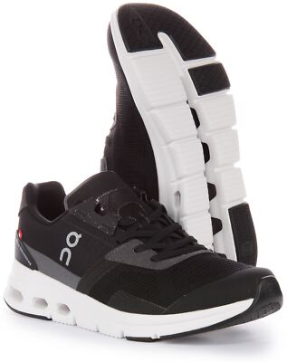 Pre-owned On Running Cloudrift Mens Sneaker Black White Size Us 6 - 13