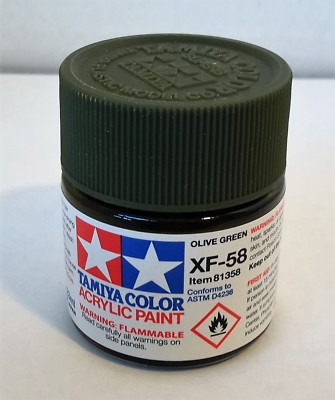 Tamiya Acrylic Paint (Large) 23ml Bottles XF-1 to XF-71 Colors/Flats