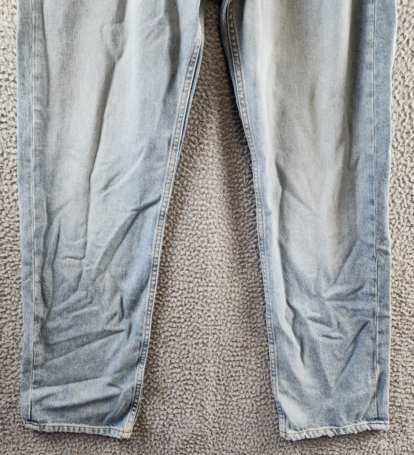 FRAME Straight-Leg Jeans Men's 34 North Sea Belt Loops Zip Fly Button Closure~ - Picture 3 of 17