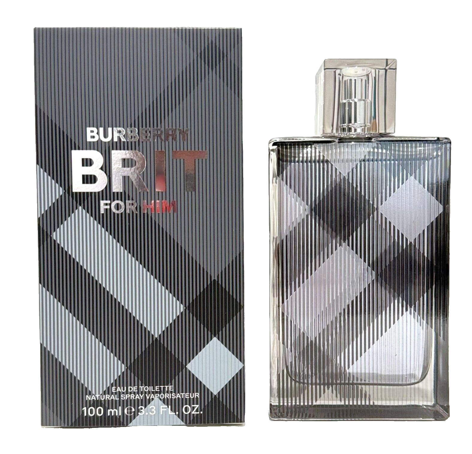 Burberry Brit for Men 3.4 oz Eau de Toilette Spray NEW IN