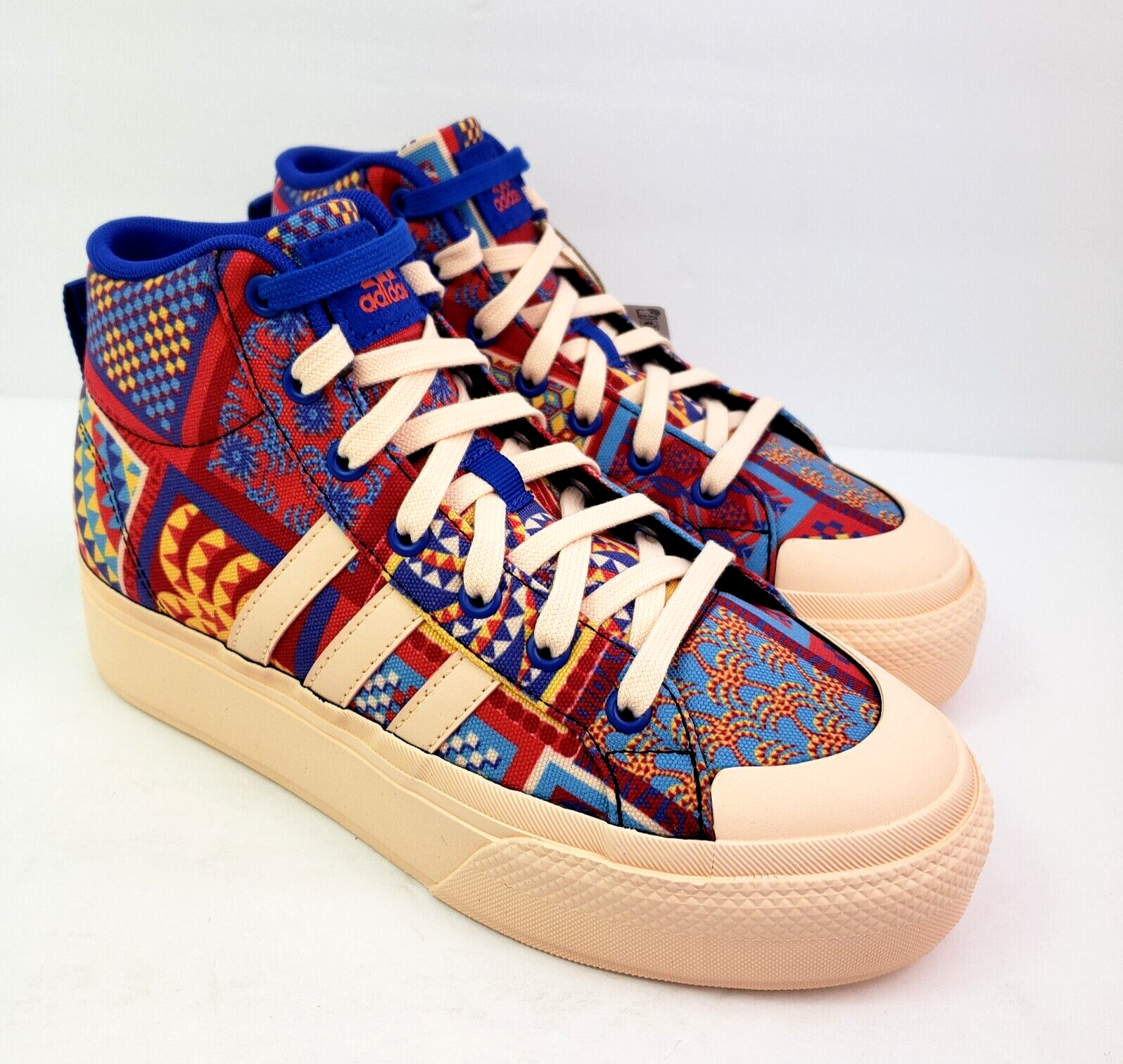 【adidas×farm】プラットフォームスニーカー BRAVADA 2.0 MID Adidas Farm Rio x Bravada 2.0 Mid Platform Womens Size 6