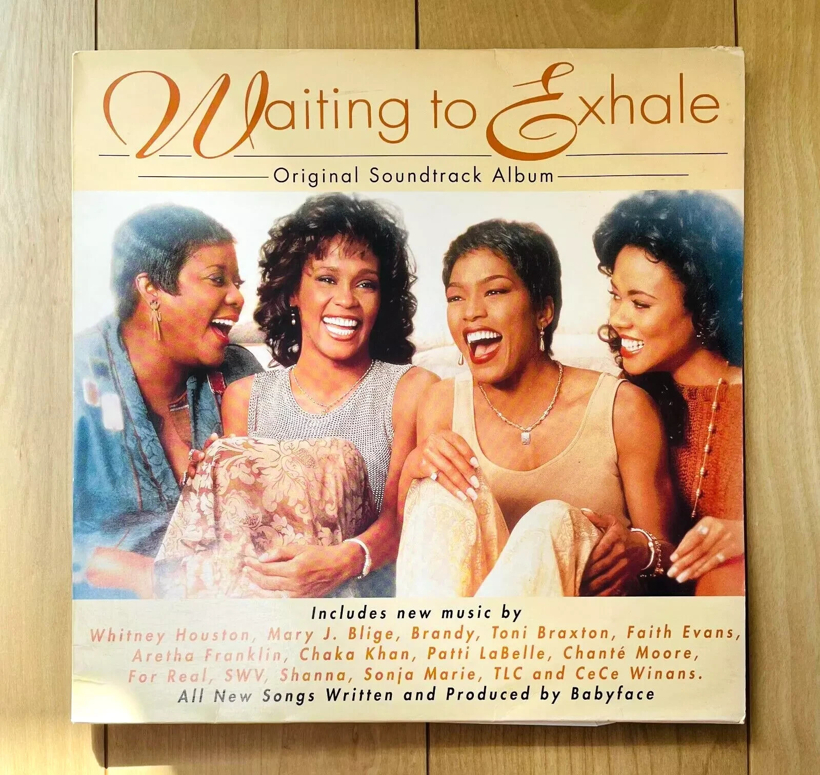 ため息つかせて　WAITING TO EXHALE レコード　lp ホイットニー Waiting To Exhale / 12