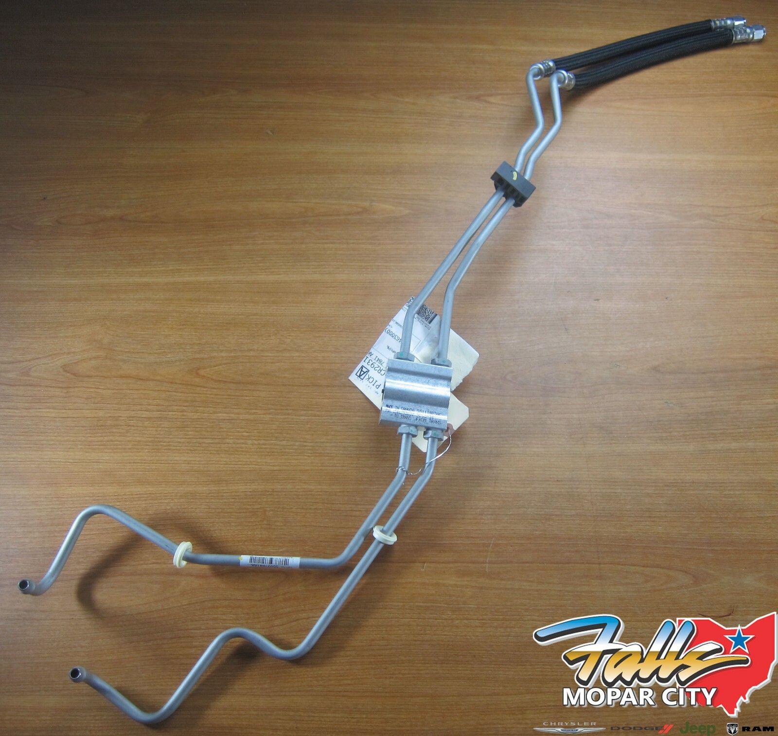 20072012 Dodge Jeep Transmission Oil Cooler Pressure & Return Hose & Tube OEM eBay