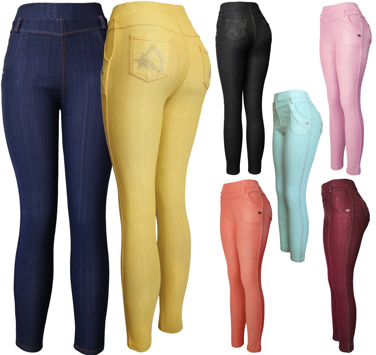 wide waistband jeggings