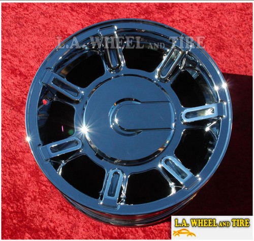 Set of 4 New Chrome 17" Hummer H2 OEM Factory Wheels Rims Yukon Sierra 6300  | eBay