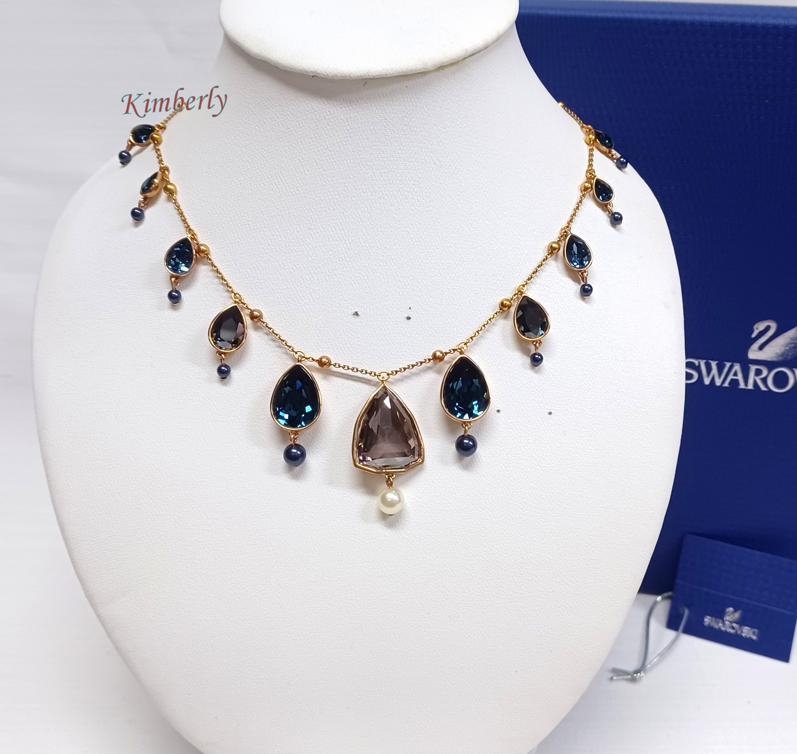 SWAROVSKI - スワロフスキー SWAROVSKI 廃盤品 Benua Blue クリスタル SWAROVSKI - スワロフスキー SWAROVSKI 廃盤品 Benua Blue