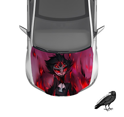 Stolas Helluva Boss Anime Hood Wrap S3 Weatherproof Vinyl Car Decal 50'' X 66''