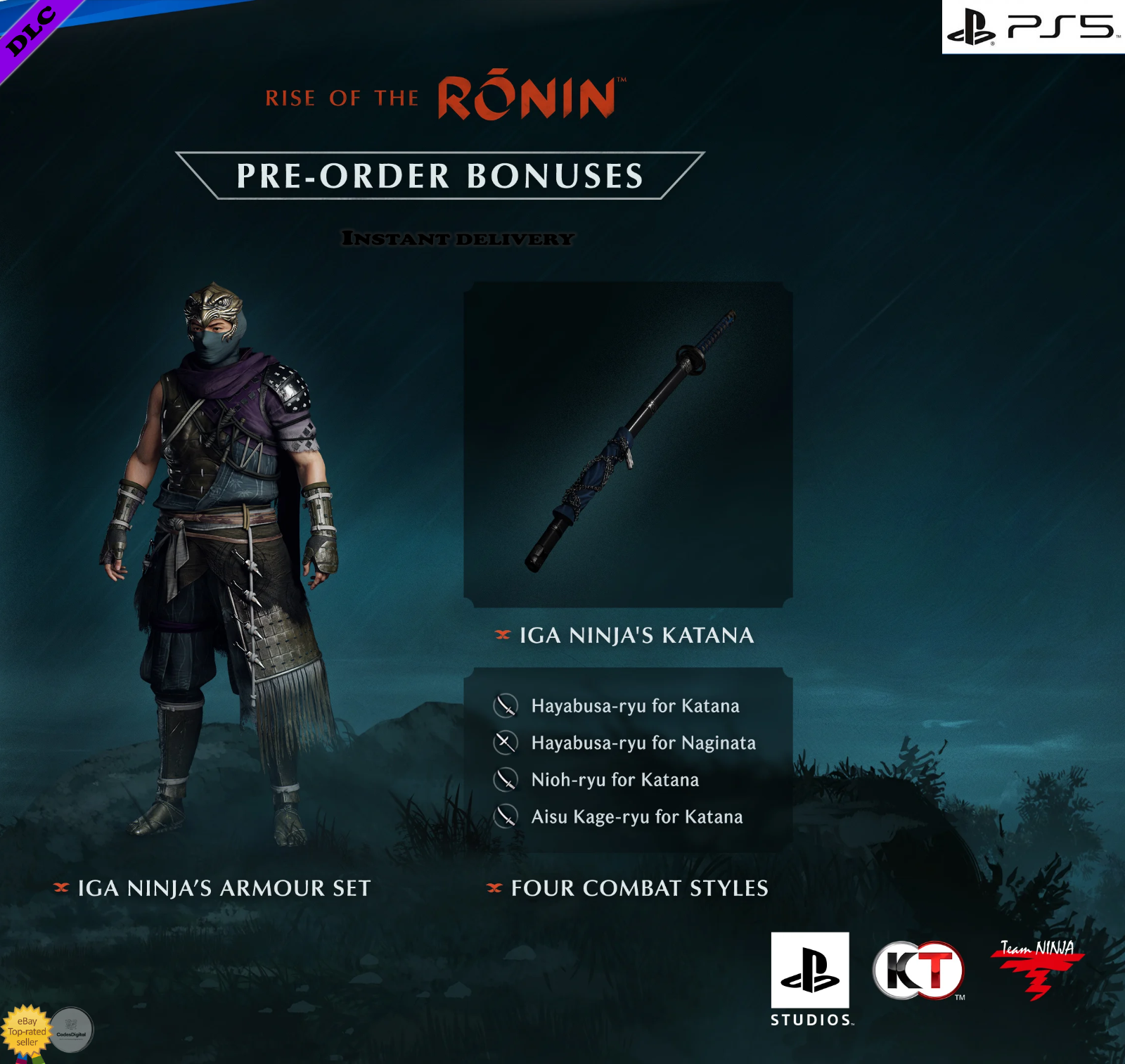 EUROPE ONLY] Rise of the Ronin - Pre Order Bonus DLC PS5 | eBay