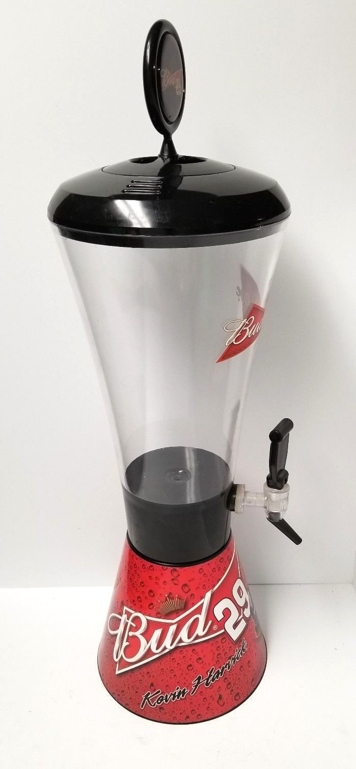 Rare NASCAR Kevin Harvick Budweiser Super Tube Beer Tower