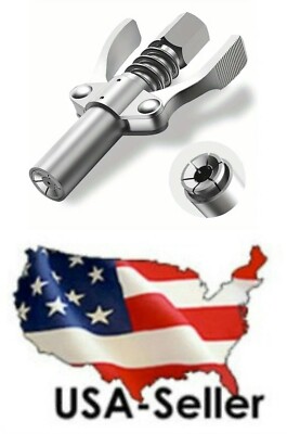Grease Gun Coupler,  Heavy Duty  - Quick Release, Universal Fit for All Guns