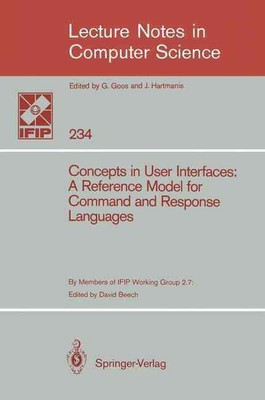 Concepts in User Interfaces: A Reference Model for Command and Response Language