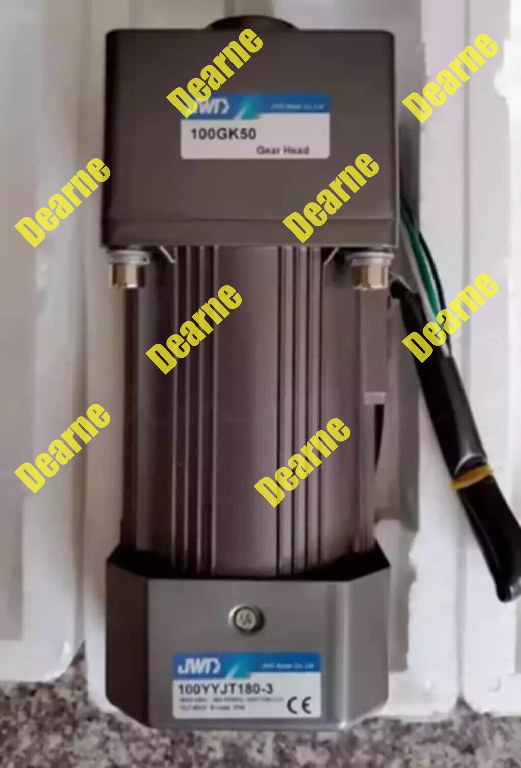 New For 100YYJT120-3 speed motor + 100GK50/1:50 gearbox (By