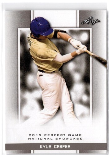 2019 Leaf Perfect Game National Showcase - Kyle Casper #128