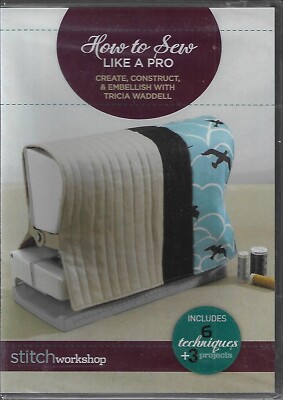 How to Sew Like a Pro: Create, Construct and Embellish (DVD) New