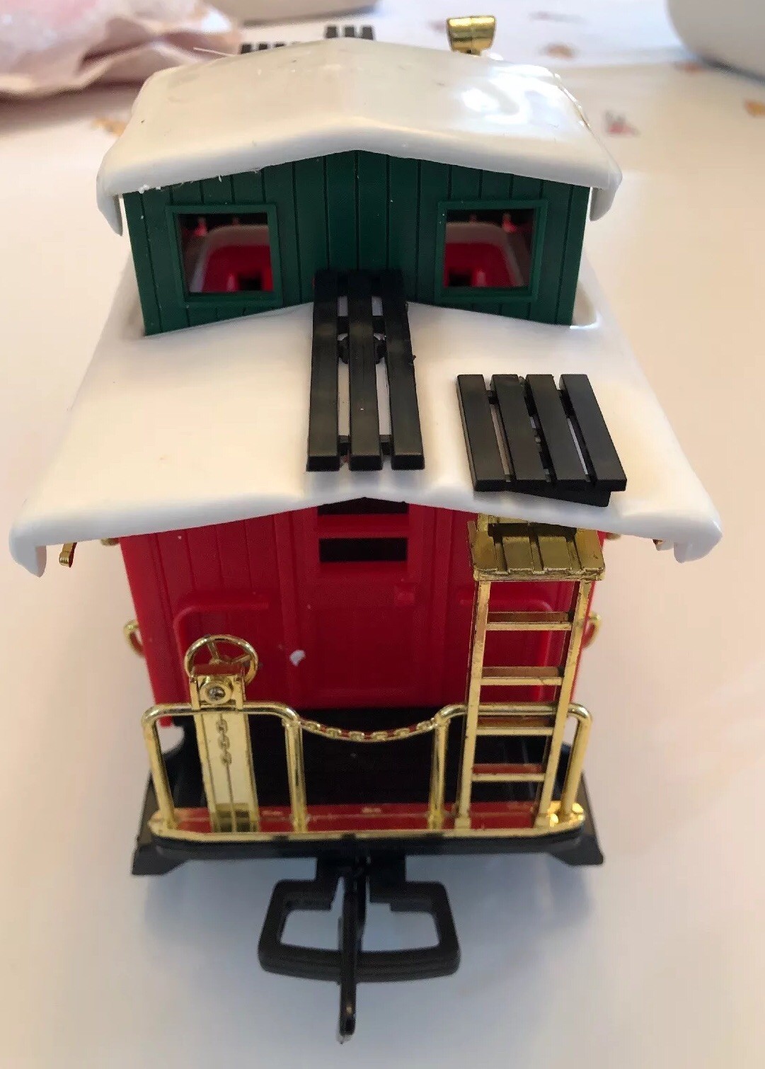 New Bright Santa’s Christmas Express 187 Train Parts-CABOOSE - Happy New Year