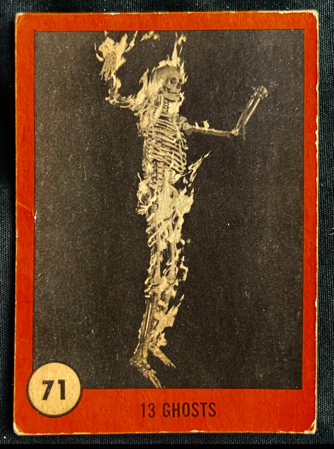 【廃盤レア】WHERE OLD GHOSTS MEET／THE HORMONES 13 GHOSTS Vintage #71 TRADING CARD HORROR MONSTER SERIES