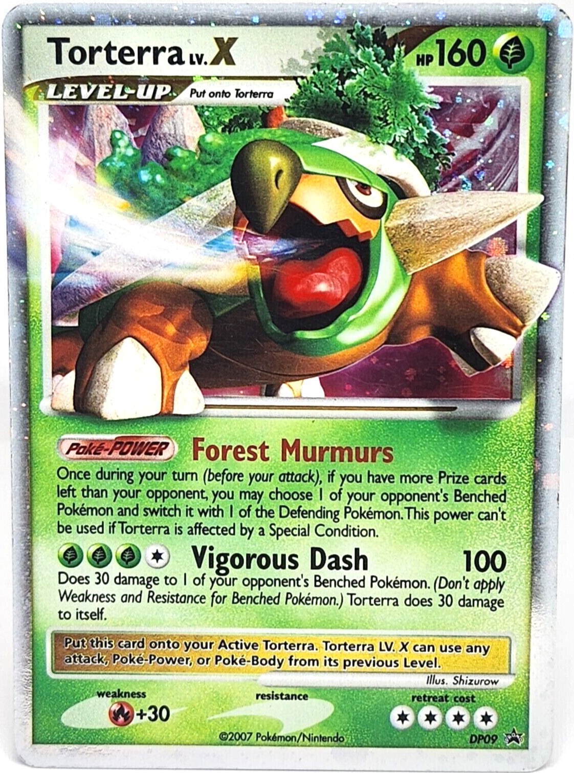 Pokémon TCG - Torterra LV.X - DP09 - Ultra Rare - Black Star Pokémon TCG - Torterra LV.X - DP09 - Ultra Rare - Black Star