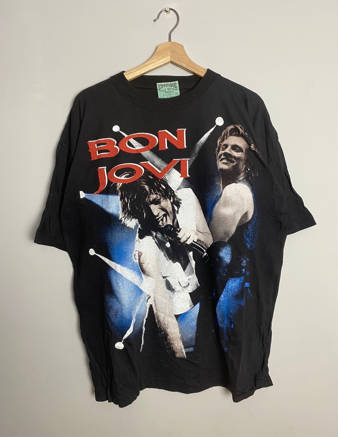 Rare Vintage 90s Bon jovi black large Empire Bootleg Band Rare Vintage 90s Bon jovi black large Empire Bootleg Band