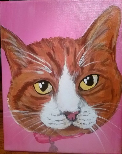 Your Own Handpainted Pet Portrait For Dog-Cat-Pet Lovers! Perfect Gift/Sympathy