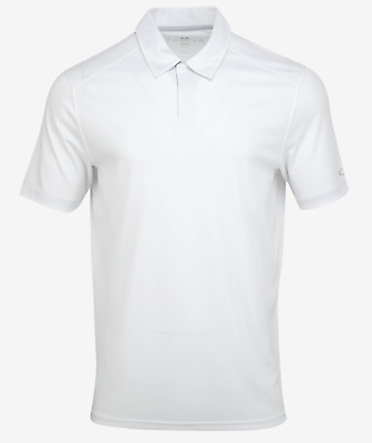 OAKLEY Men Divisional Polo 2.0 T-Shirt White Casual Tee Top Shirts FOA400216100