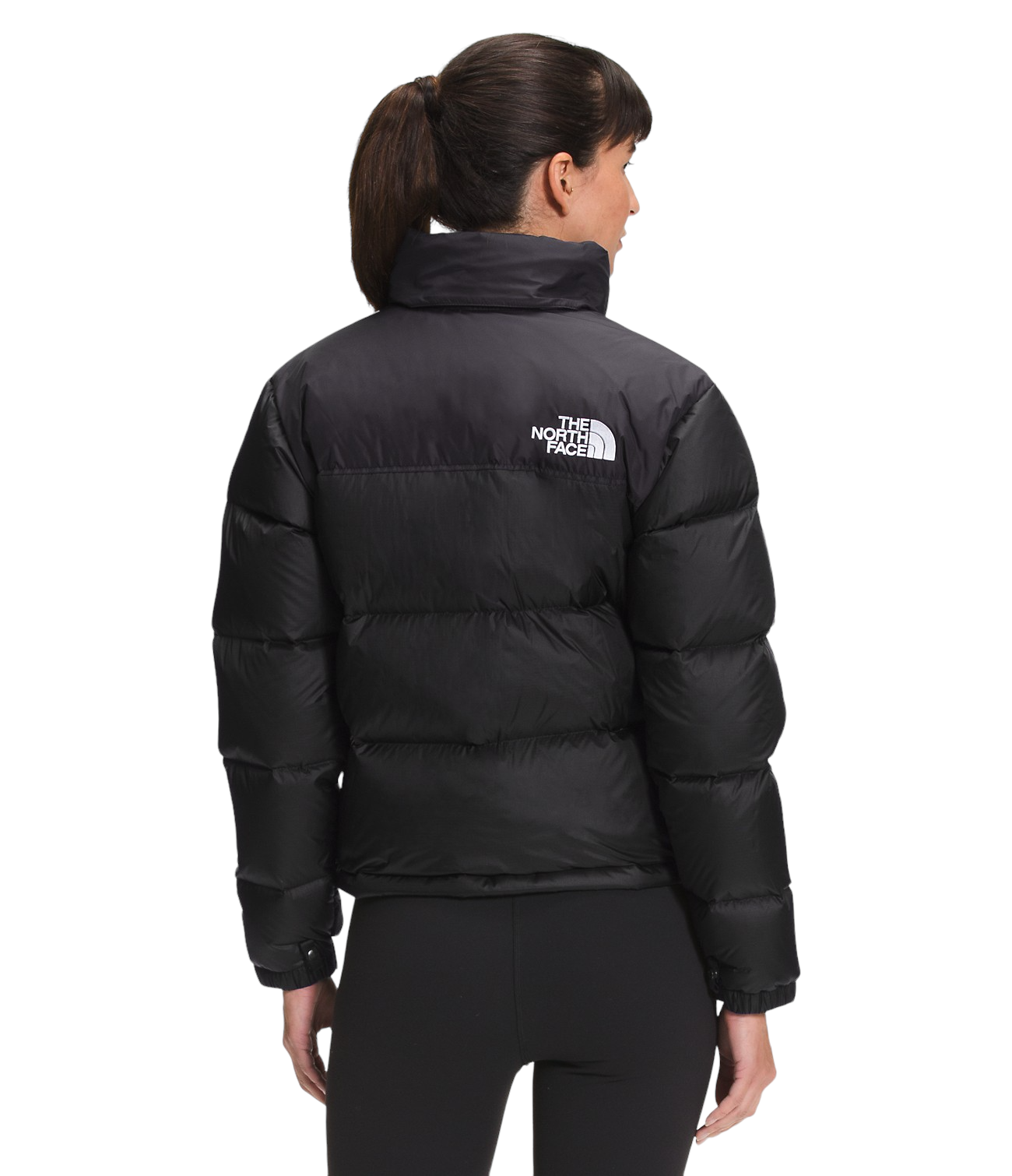 Pre-owned The North Face Women's  Plus Black 1996 Retro Nuptse 700 Down Puffer Jacket