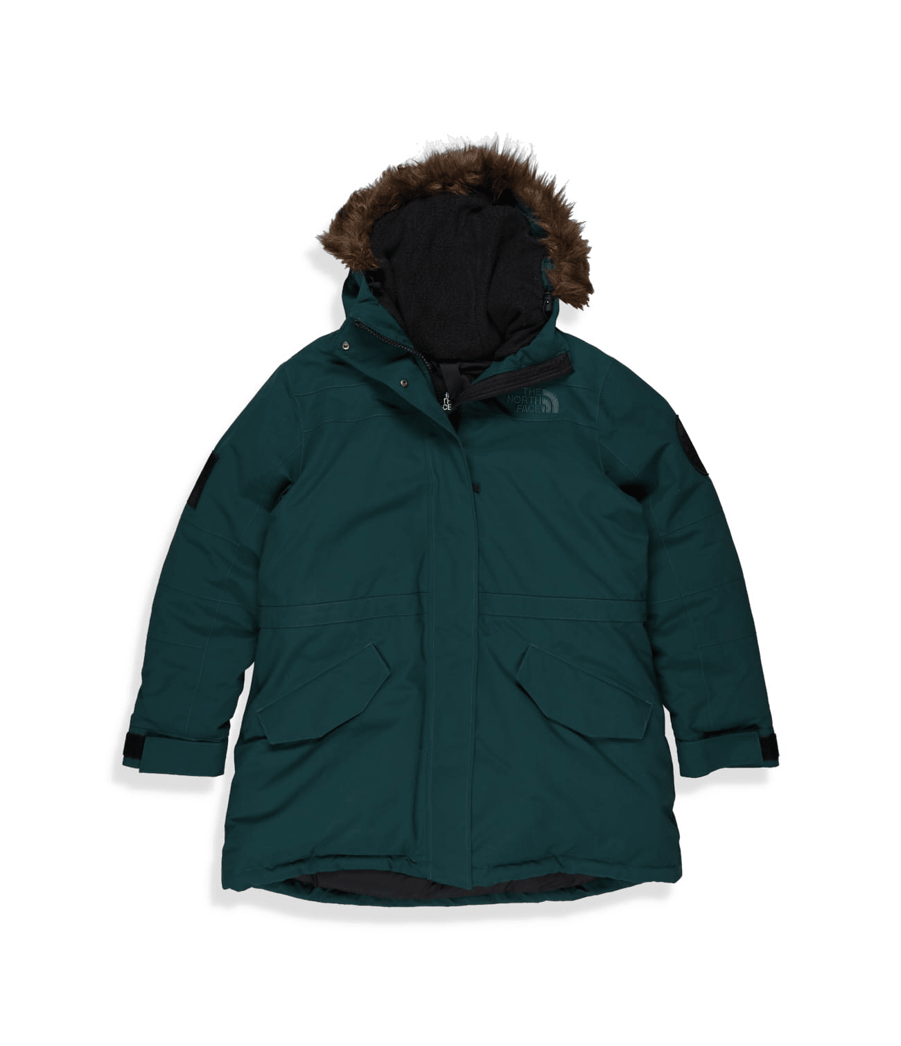 Pre-owned The North Face Expedition Mcmurdo Nf0a7v7u Parka Jacket Women's 2xl Green App451