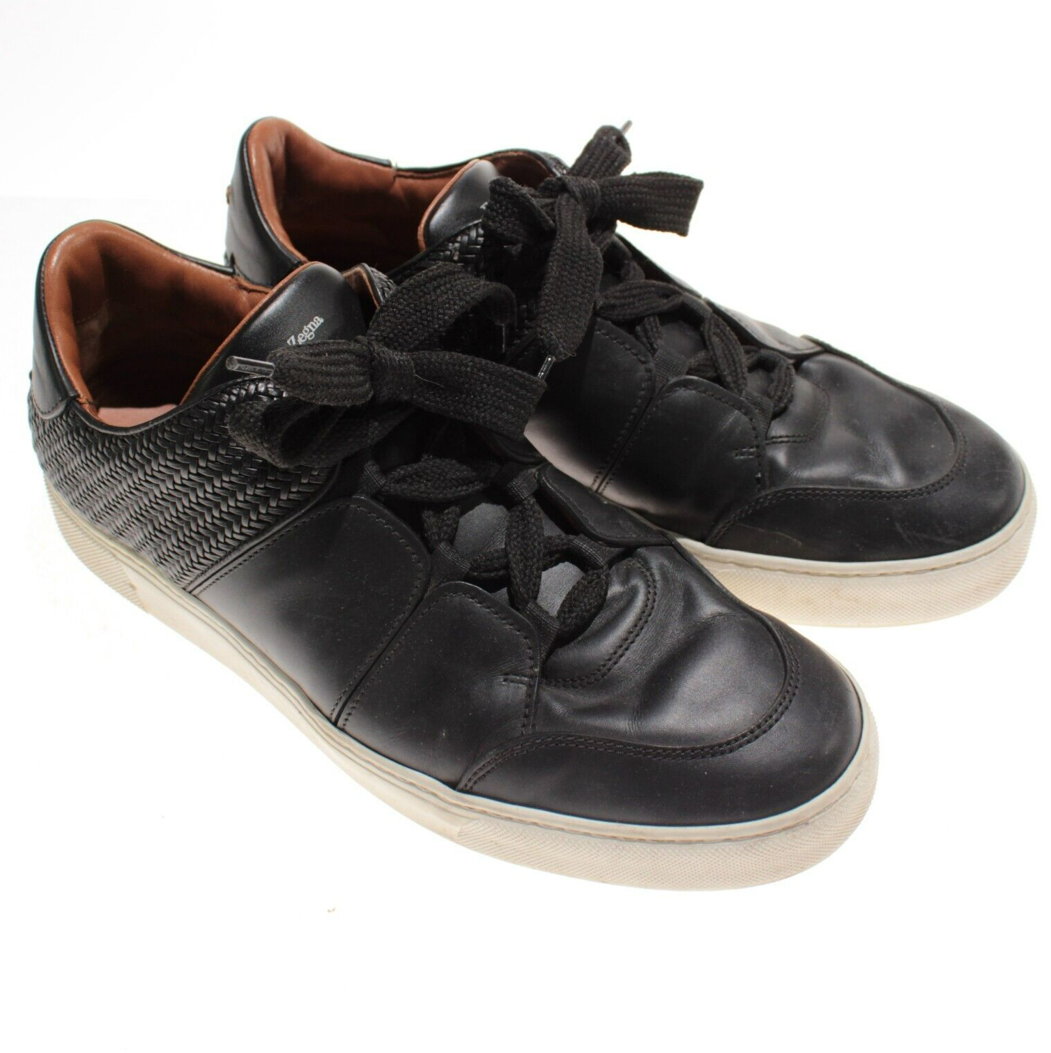 Ermenegildo Zegna Couture Lace Up Sneakers Size 11.5 US in