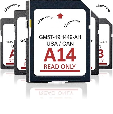 2023 Latest A14 SD Card Navigation GPS Compatible with Ford and Lincoln 100%