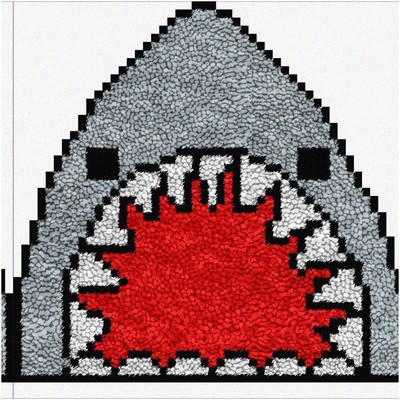 SharkyCrafts: Kids' DIY Latch Hook Kit - Ocean Adventure Rug. Create a vibrant 3