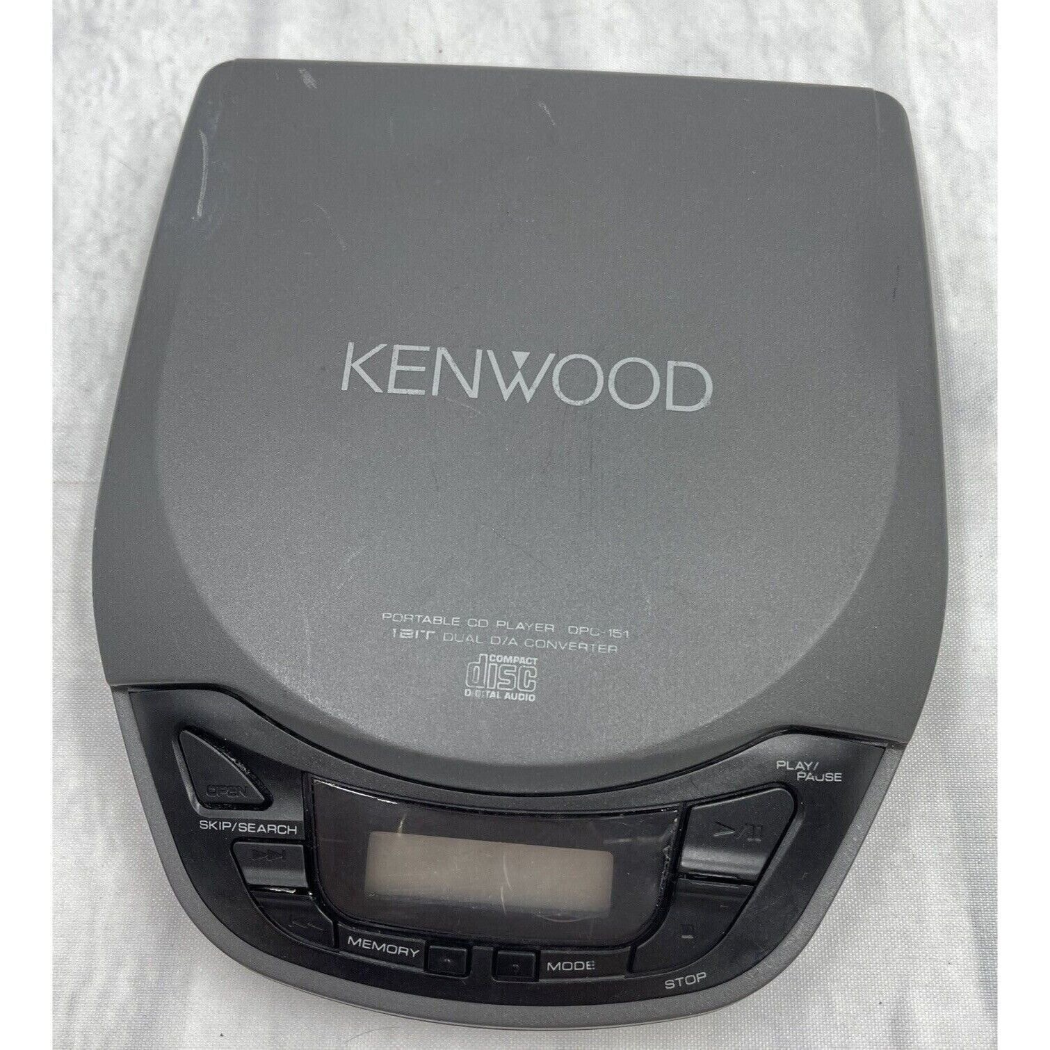 ポータブルプレーヤー KENWOOD Portable Compact DISC Player Rare) kenwood portable compact disc player DPC-72 For Parts