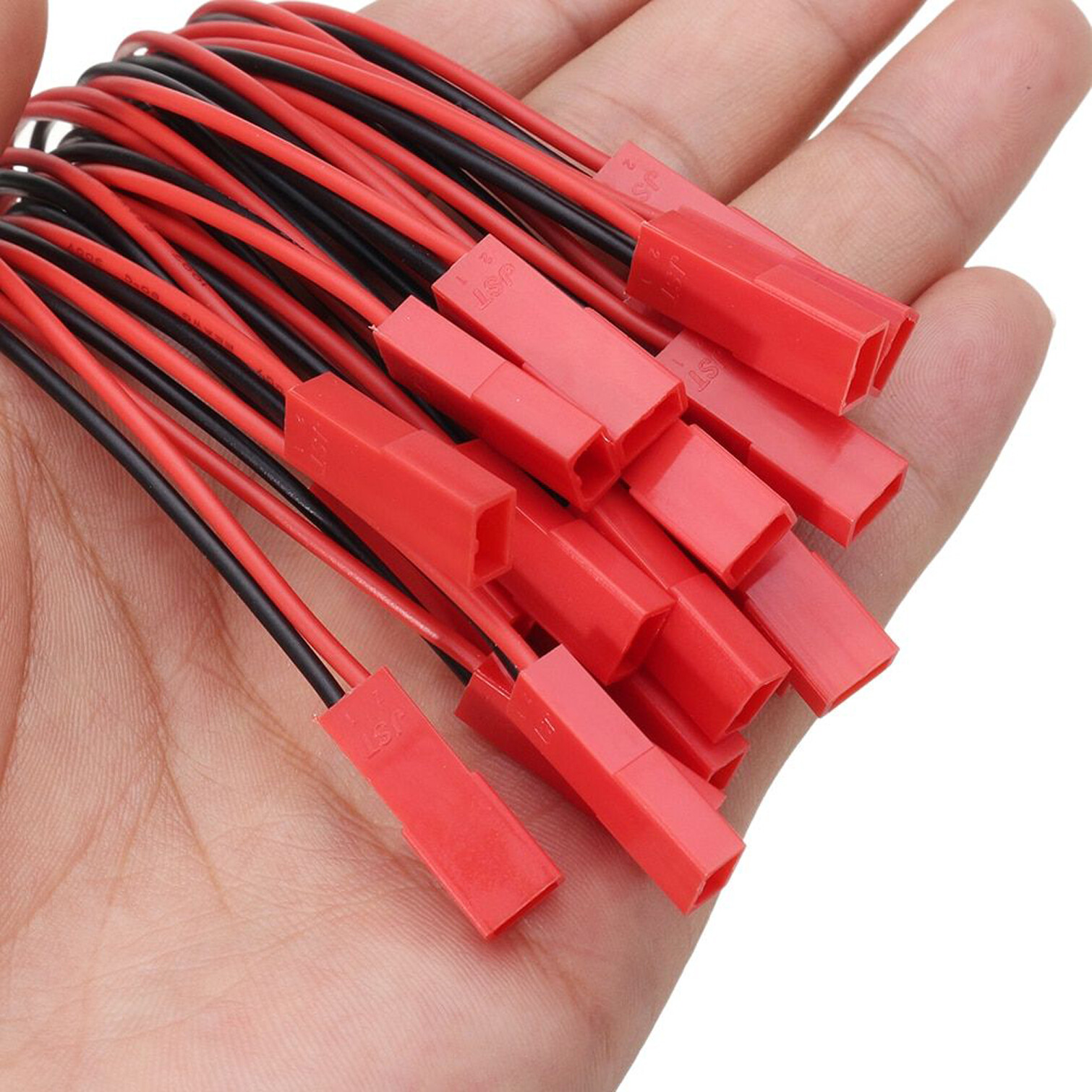 20pcs 2 Pins Jst Female Connector Plug Reliable Cable Wire Line 110mm