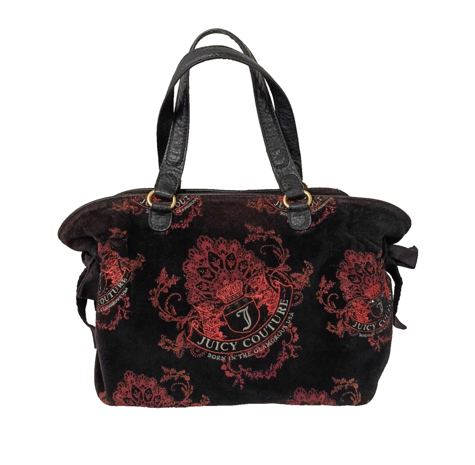 Juicy Couture Daydreamer Bag Purse Tote Double Bow Logo