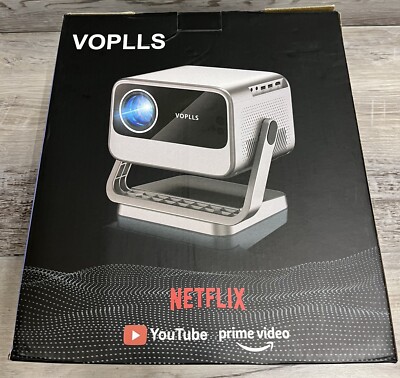 Netflix Officially & AI Auto Focus VOPLLS 4K Projector with WiFi and Bluetooth