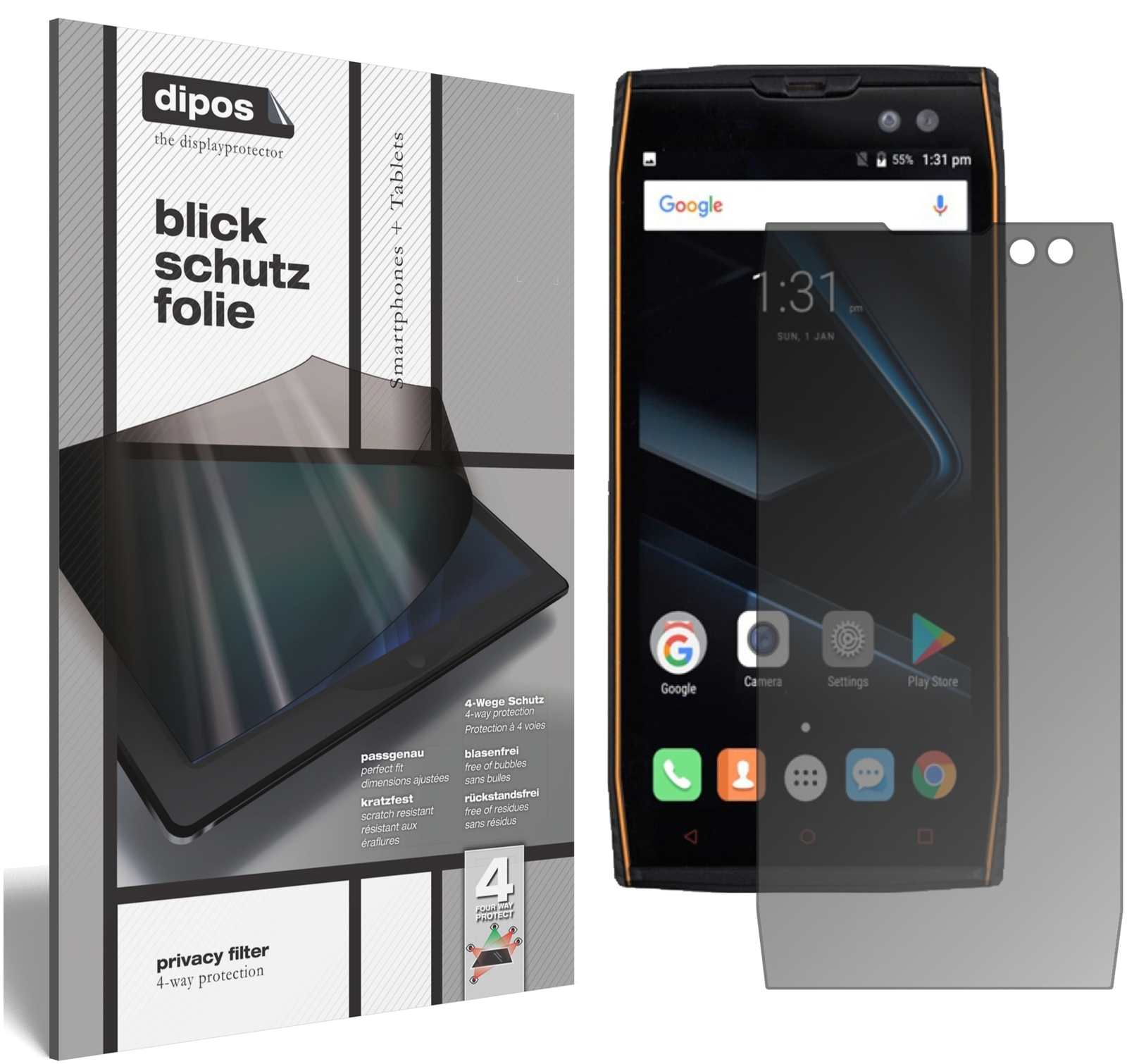 6x Pellicola Protettiva per DOOGEE V Max Protezione Schermo