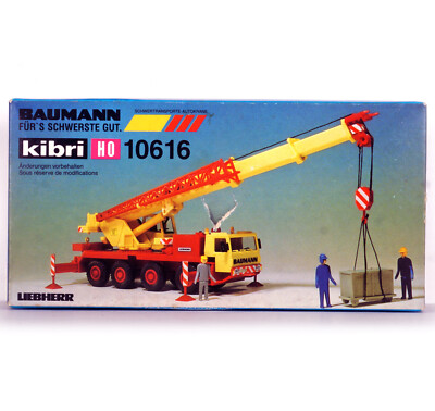 KIBRI 10616 KIT HO H0 1:87 1/87 Liebherr LTM 1050-4 Baumann Crane , NEW NUE