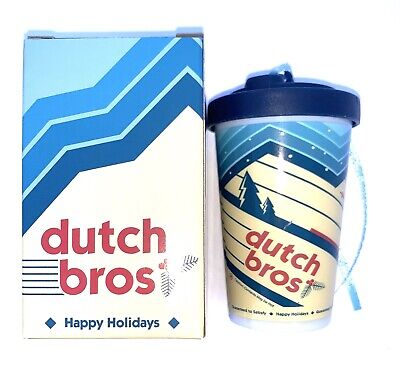 Dutch Bros ornament 2018 Christmas Holiday Cup Limited Edition New