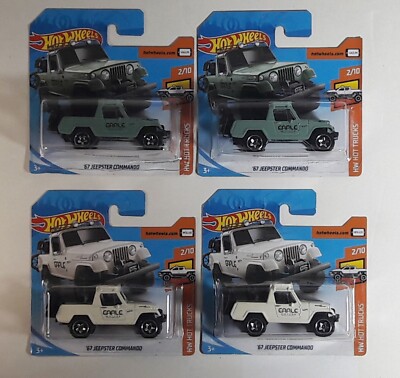 Hot Wheels '61 Jeepster Commando (Lot Of 4) short card 