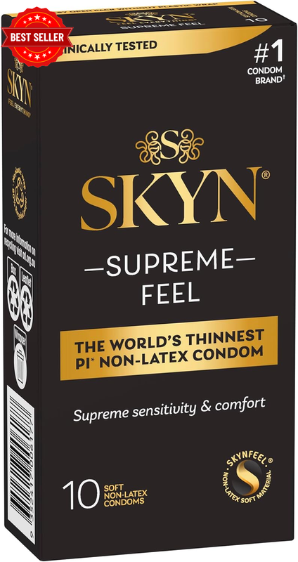 Supreme Feel Ultra-Thin Non-Latex Condoms 10 Pack