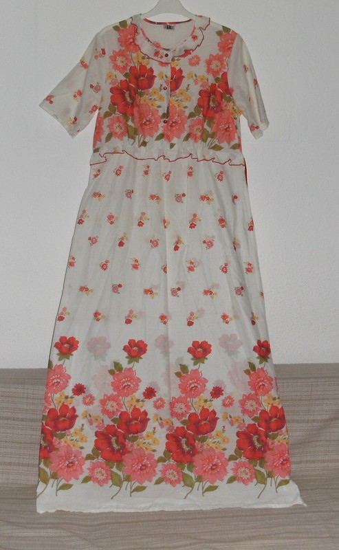 Romantisches Nachthemd  GrÃ¶ÃE 40-42 Lang