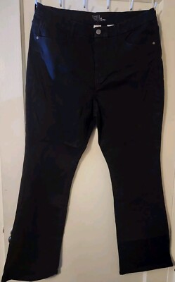 Time And Tru High Rise Black Stretch Jeans Size 20