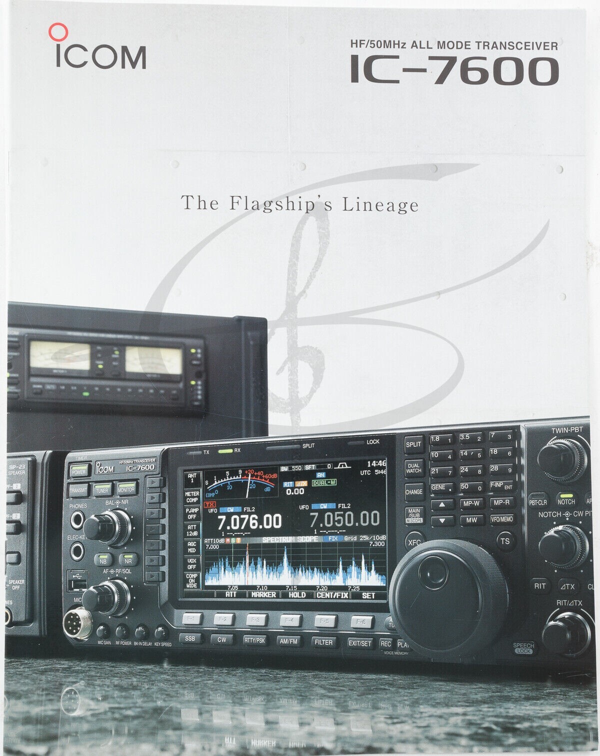 Icom IC-7600 HF/50 MHz All Mode Transceiver Original Icom IC-7600 HF/50 MHz All Mode Transceiver Original